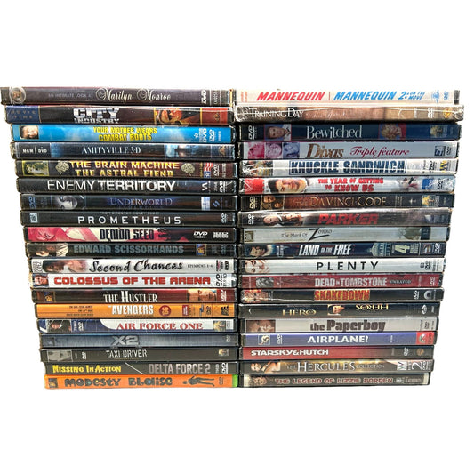 BULK LOT 75 BRAND NEW SEALED DVDS Multiple Genres SJ6