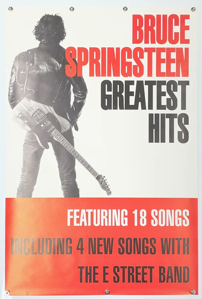 Bruce Springsteen Greatest Hits Featuring 18 Songs Rolled SS Poster 24x36