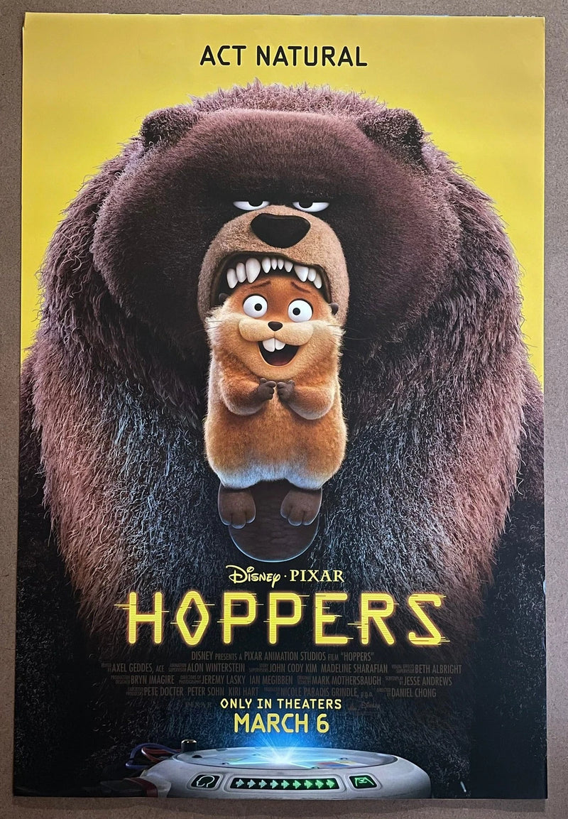 Hoppers 2026 US One Sheet 27x40 DS Poster Disney Pixar