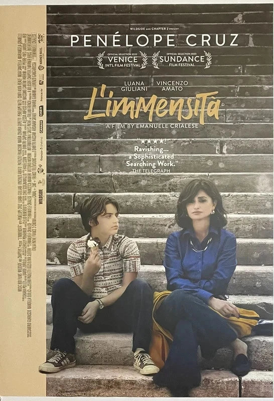 L'Immensita 2022 Original Movie Poster 27x40 DS Penelope Cruz