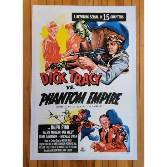 Dick Tracy vs. Crime, Inc. (1941) Linenbacked Restored Republic Serial Poster