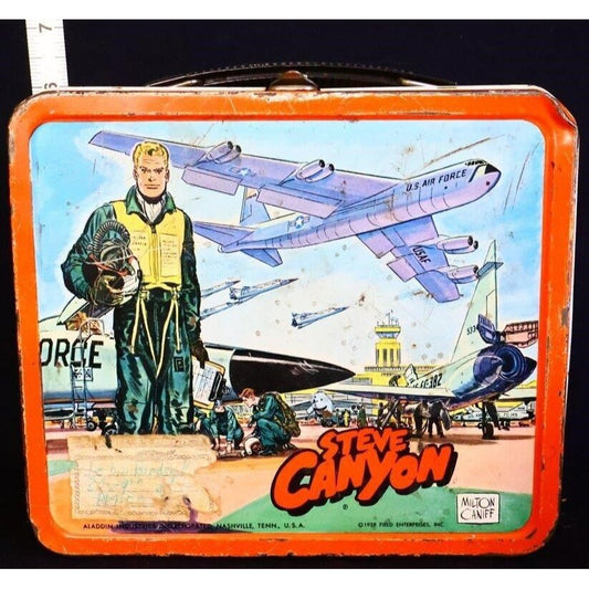 Vintage Metal Steve Canyon Lunchbox