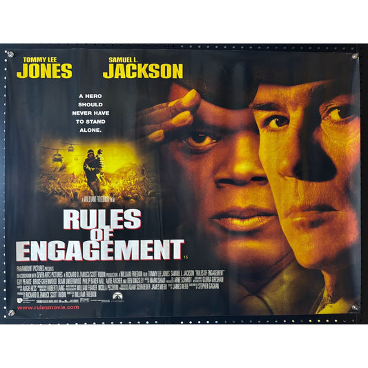 Rules of Engagement (2000) Original Rolled UK QUAD 30x40