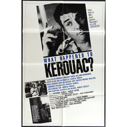 What Happened to Kerouac? (1986) Original Movie Poster 27x41 Folded