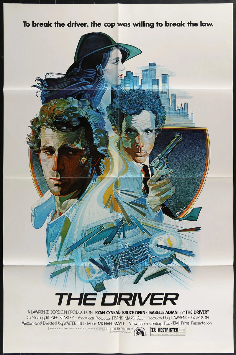 The Driver (1978) Original One Sheet Movie Poster 27x41 Ryan O’Neal Walter Hill