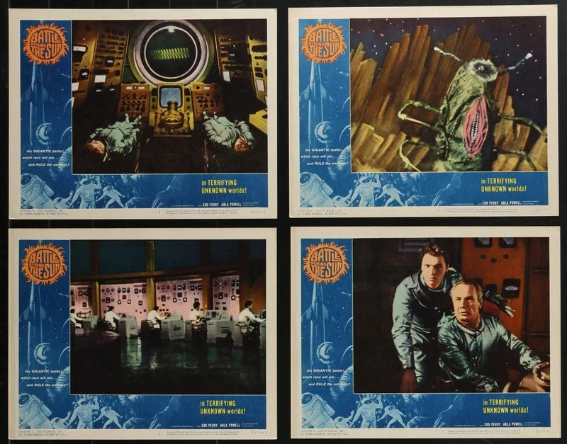 Battle Beyond the Sun 1962 Original 8 Lobby Card Set 11x14 Space Sci-Fi AIP