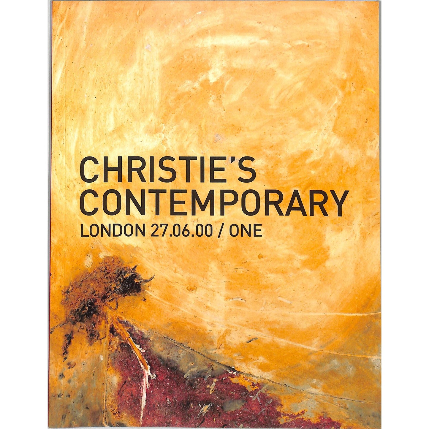 Christie's Contemporary Art One Auction Catalog June 27, 2000