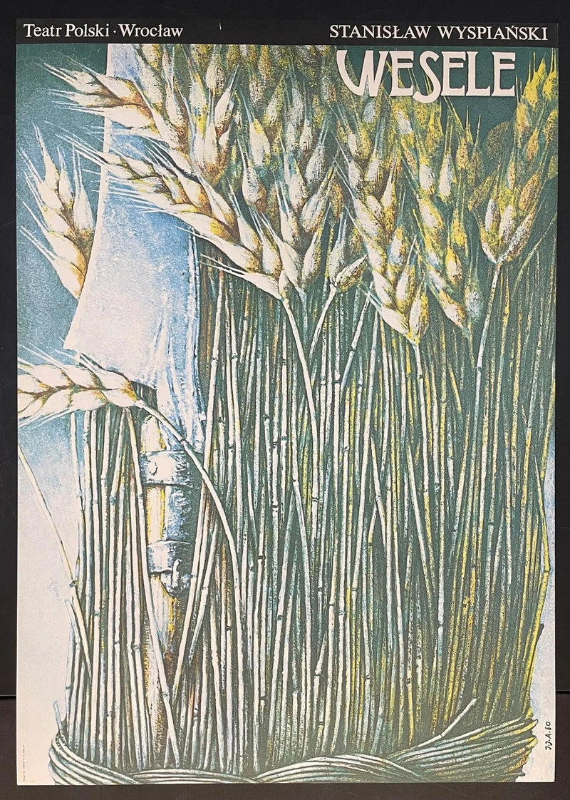 Wesele (1980) Original Polish Theatre Poster 27x38