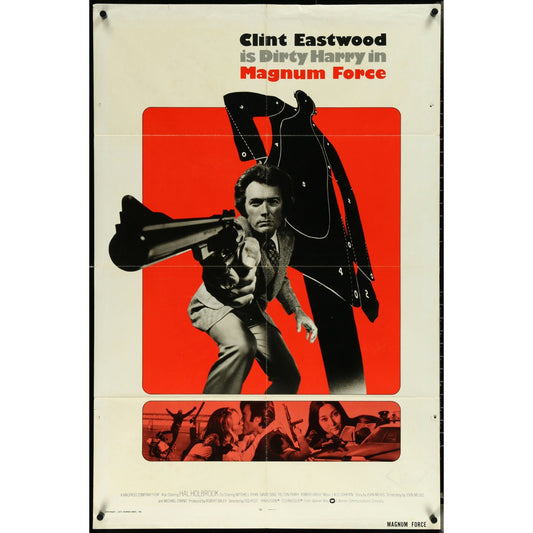Magnum Force (1973) Orig Folded INTL One-Sheet Movie Poster 27x41 Clint Eastwood
