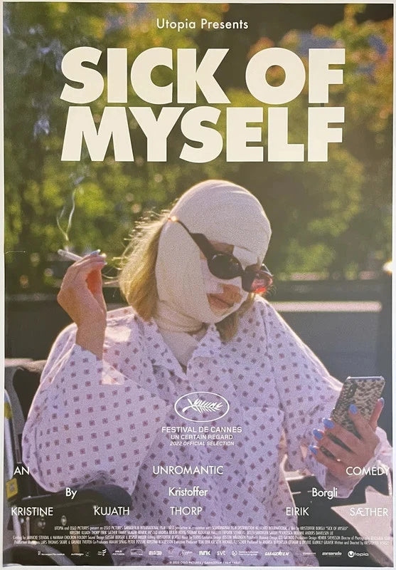 Sick of Myself 2022 Original Movie Poster 27x40 SS Kristoffer Borgli
