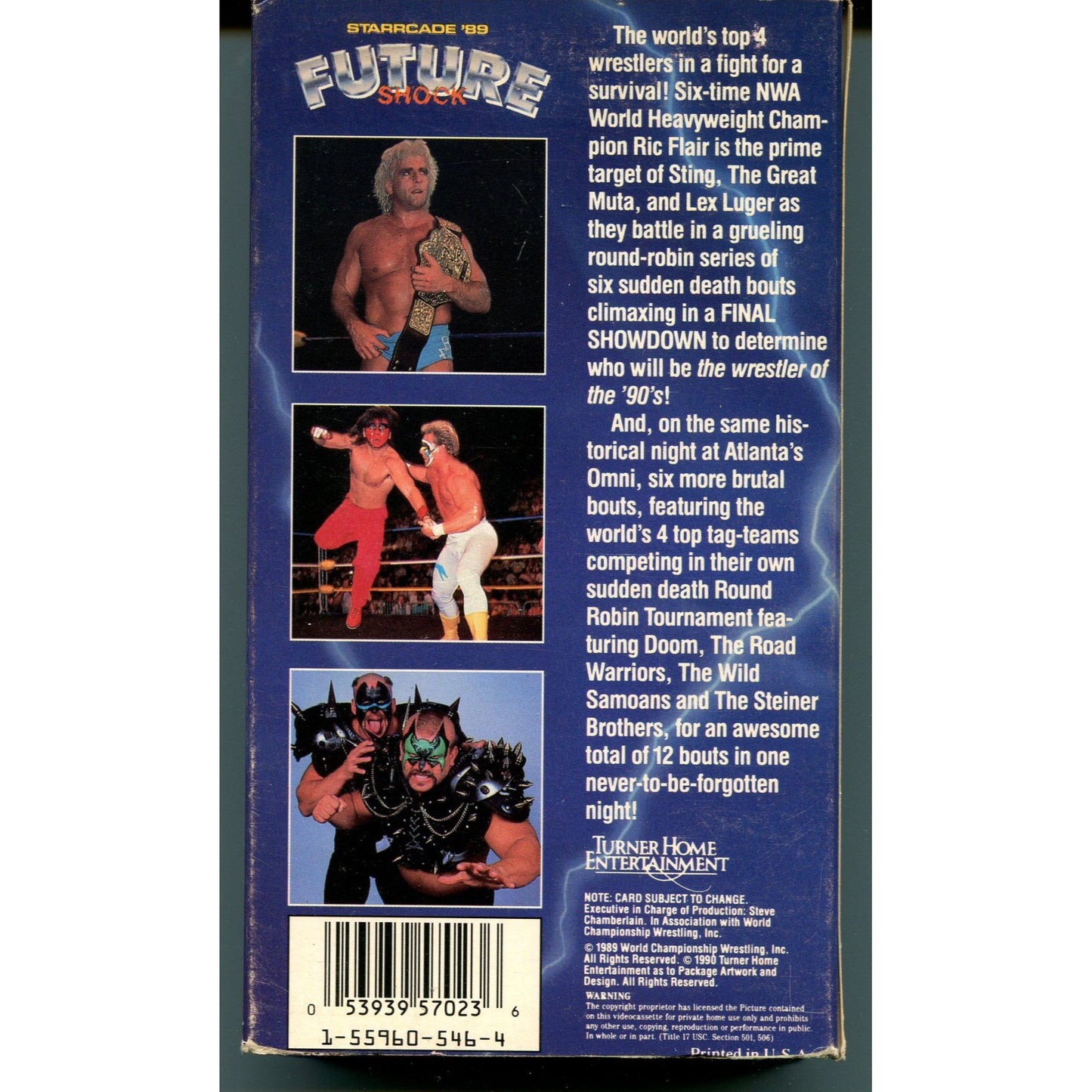 Starrcade '89: Future Shock (1989) Wrestling VHS Tape