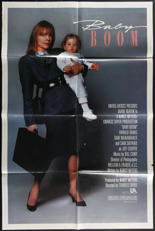 Baby Boom (1987) Original Movie Poster One Sheet 27x41 Diane Keaton Comedy Film