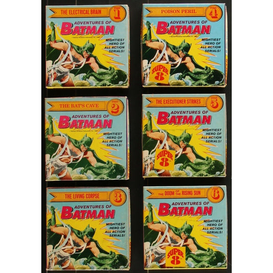 Adventures of Batman 8MM Films (1965) Set of 6