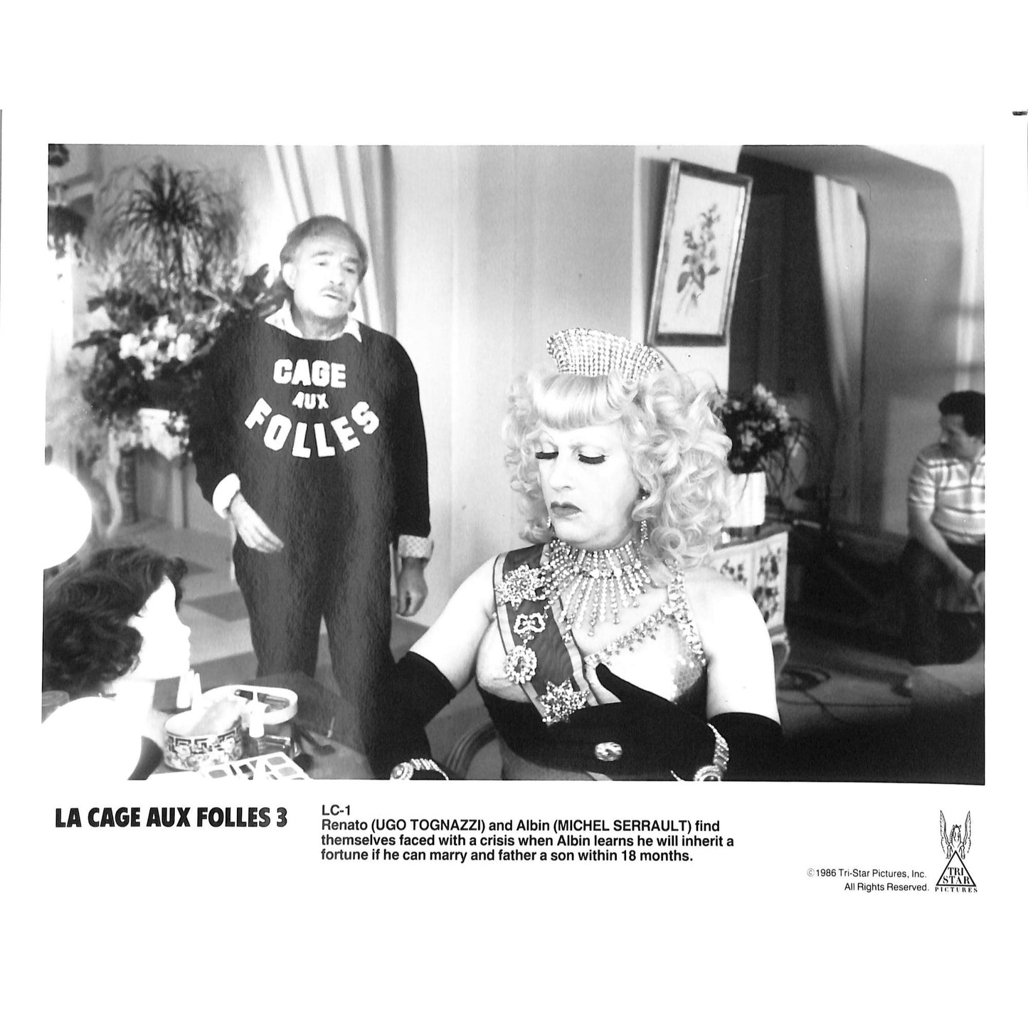 La Gage Aux Folles 3 (1985) Movie Still Full Set 8x10