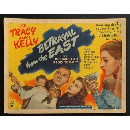 Betrayal from the East (1945) Original Lobby Card Movie Poster 11x14