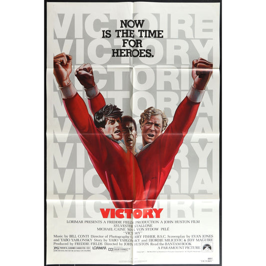 Victory (1981) Original Movie Poster 27x41 Folded