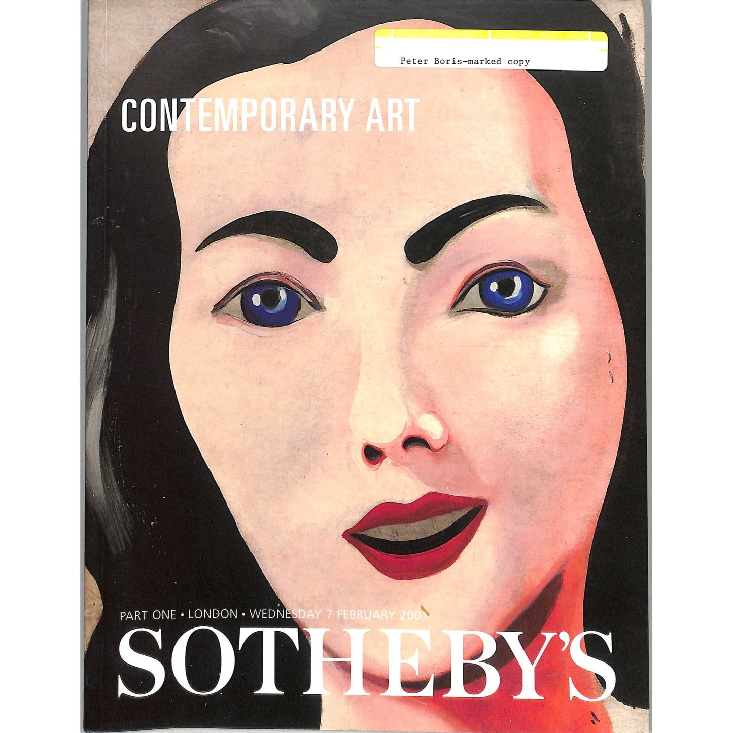 Sotheby's Contemporary Art Part 1 Auction Catalog February 7, 2001
