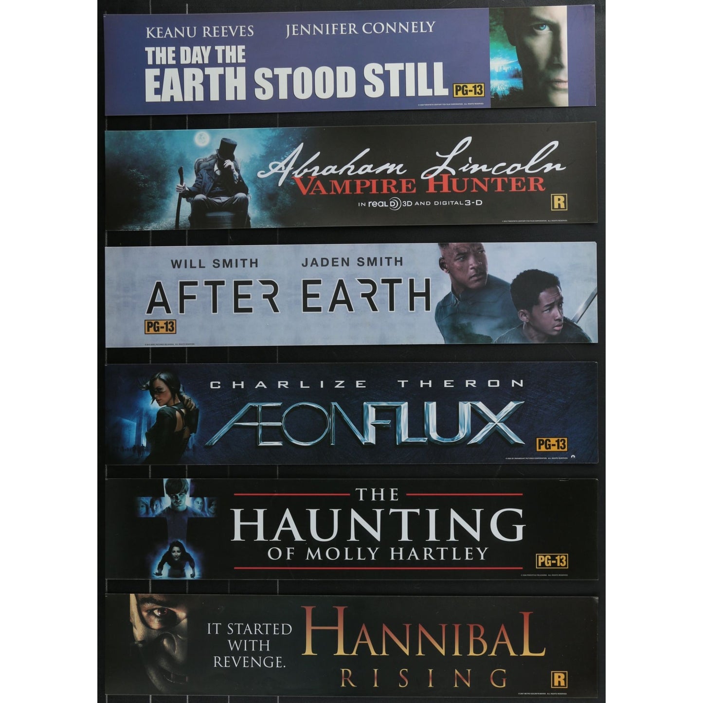 95 Original Movie Theater Mylars Horror Sci-Fi 5x25