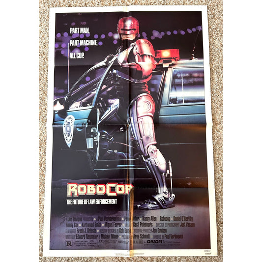 Robocop (1987) ORIGINAL Movie Poster One-Sheet 27x41 Folded NM Condition!