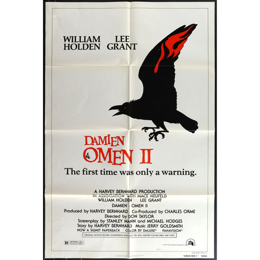 Damien: Omen II (1978) Original Movie Poster Folded 27x41 EM4-147