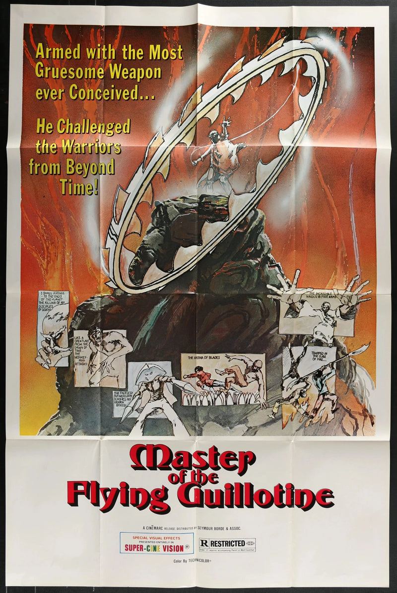 Master of the Flying Guillotine 1976 Martial Arts Kung Fu Poster 27x41