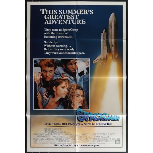 Spacecamp (1986) Original Folded Movie Poster Excellent Condition EM4-71