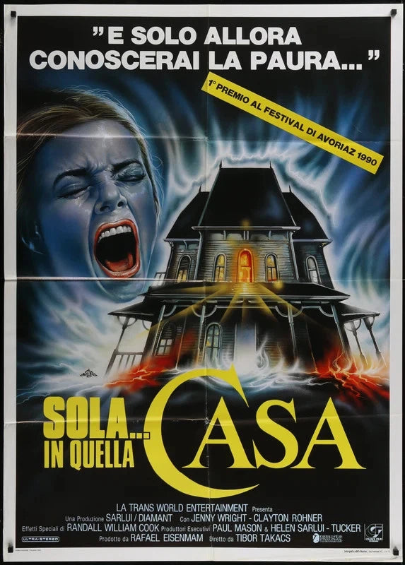 I, Madman 1989 Original Italian 1P Movie Poster 39x55 Tibor Takacs Horror Cult