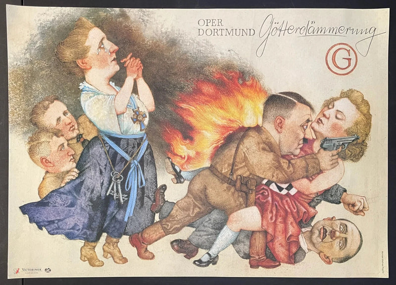Götterdämmerung (1990) Original German Poster 23x33