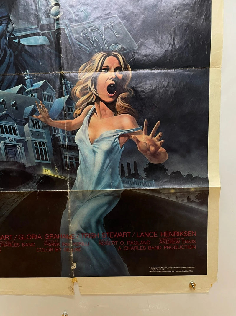 Mansion of the Doomed (1976) Original One Sheet Movie Poster Horror 27x41