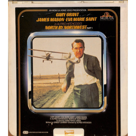 North By Northwest 1&2 (1959) CED RCA SelectaVision TESTED WORKING