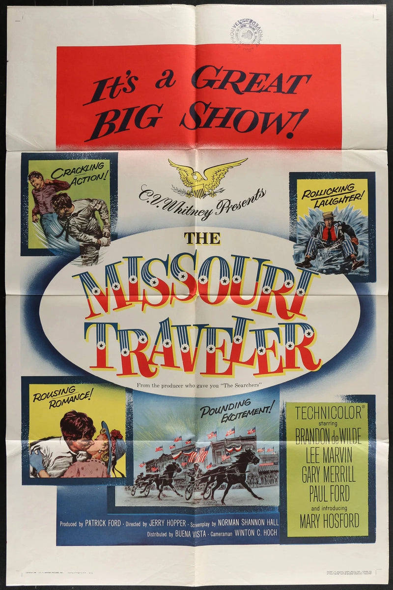 The Missouri Traveler 1958 Original Movie Poster 27x41 Brandon deWilde Western