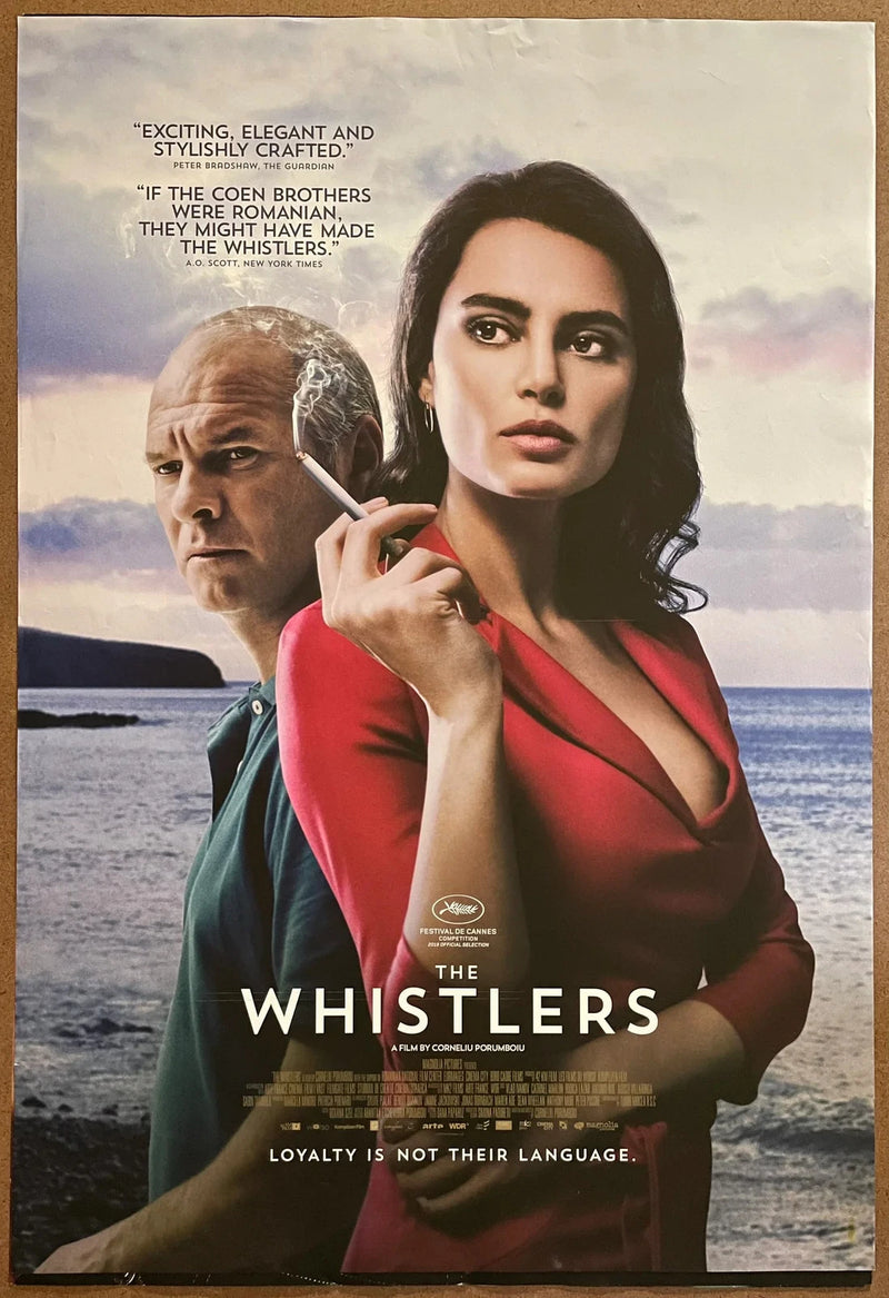 The Whistlers 2019 US One-Sheet rolled Movie Poster Crime Thriller Cannes