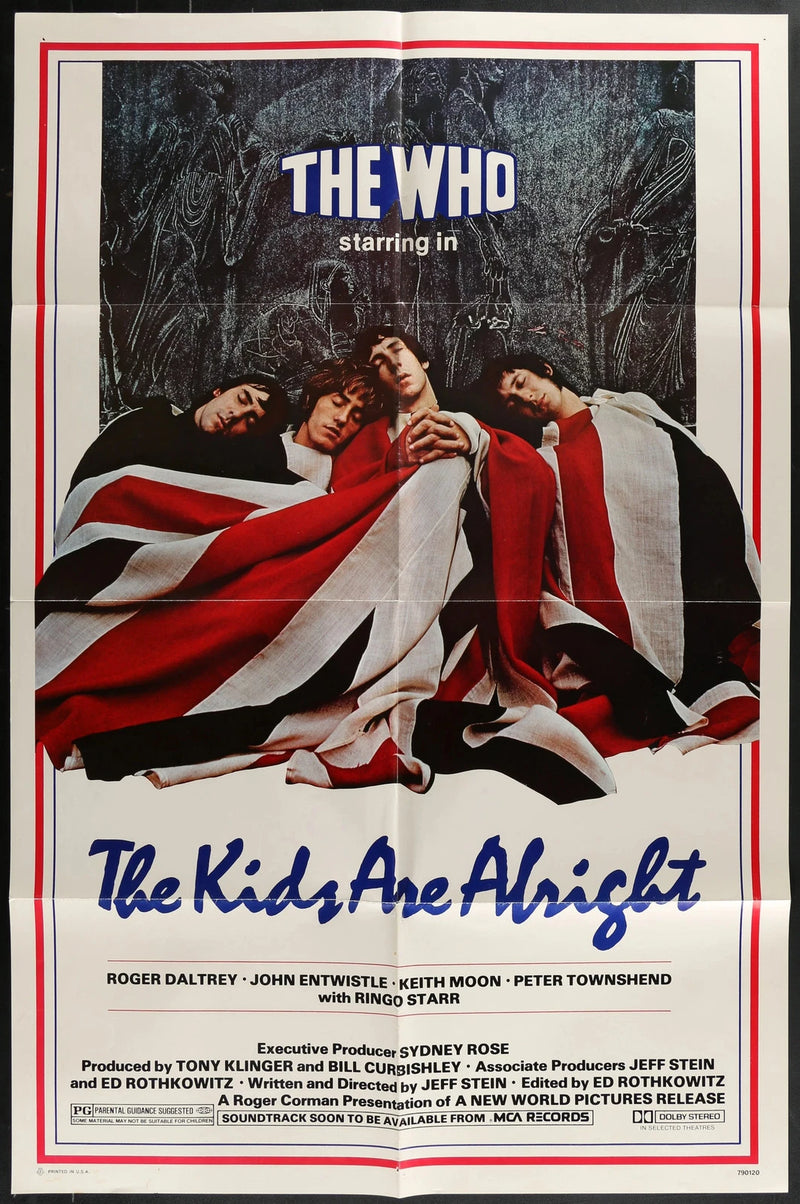 The Kids Are Alright 1979 Original Movie Poster 27x41 The Who Rock Documentary