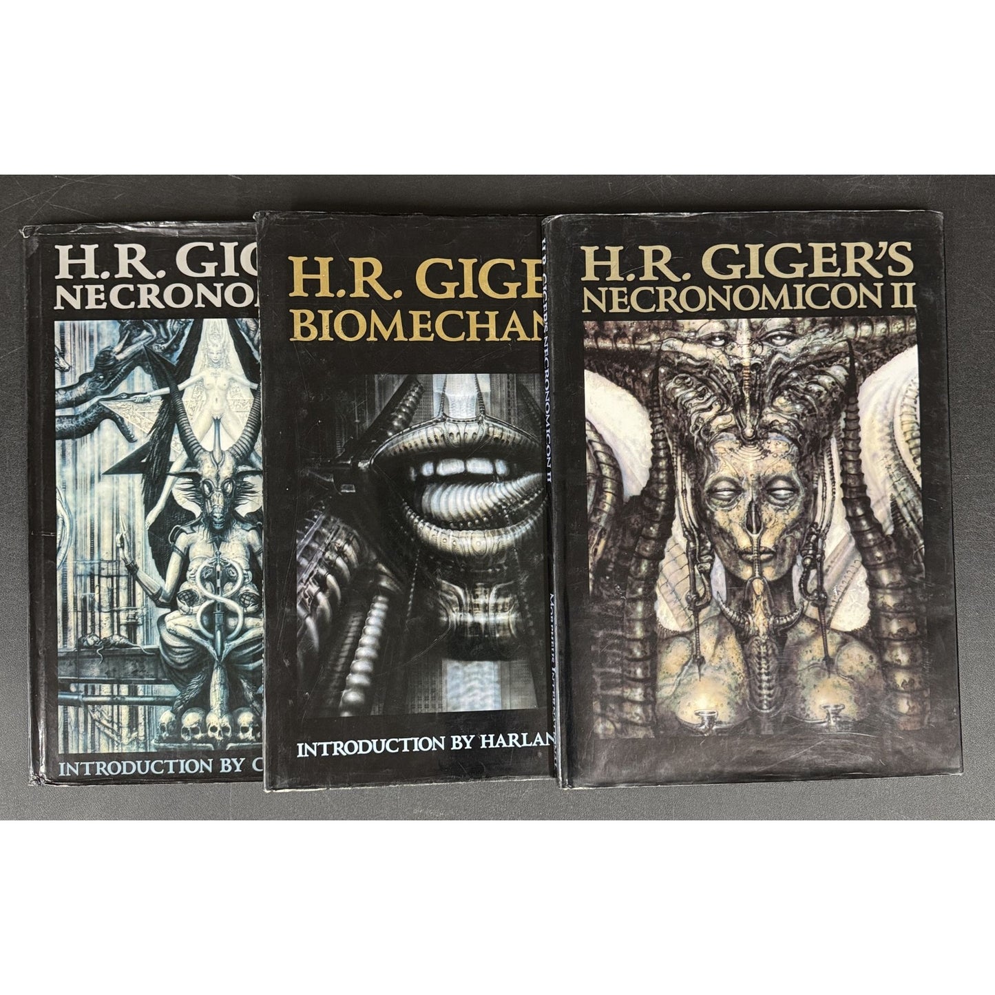 HR Giger Necronomicon Book Series 3 Hardcover Books
