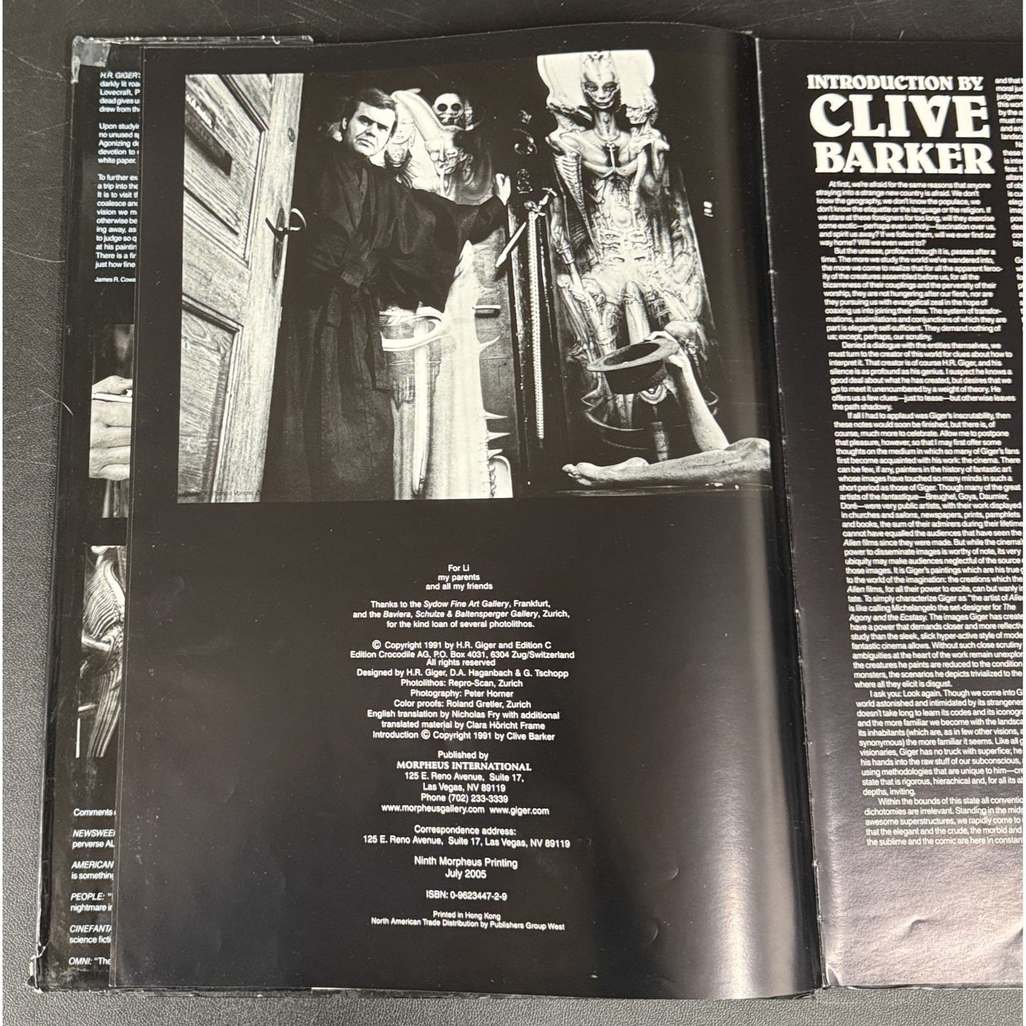 HR Giger Necronomicon Book Series 3 Hardcover Books