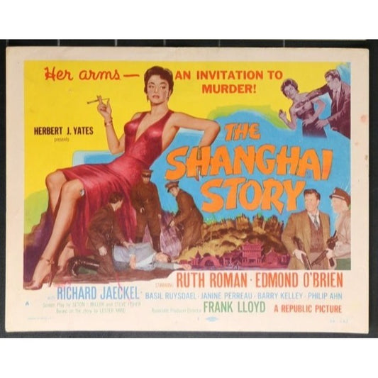 The Shanghai Story (1954) Original Lobby Card Movie Poster 11x14