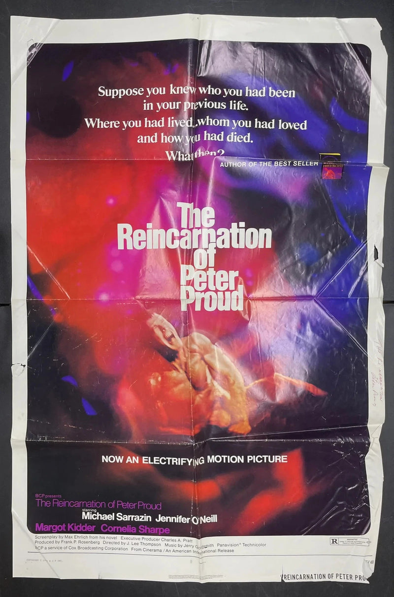 The Reincarnation of Peter Proud (1975) Original Movie Poster Folded 27x41
