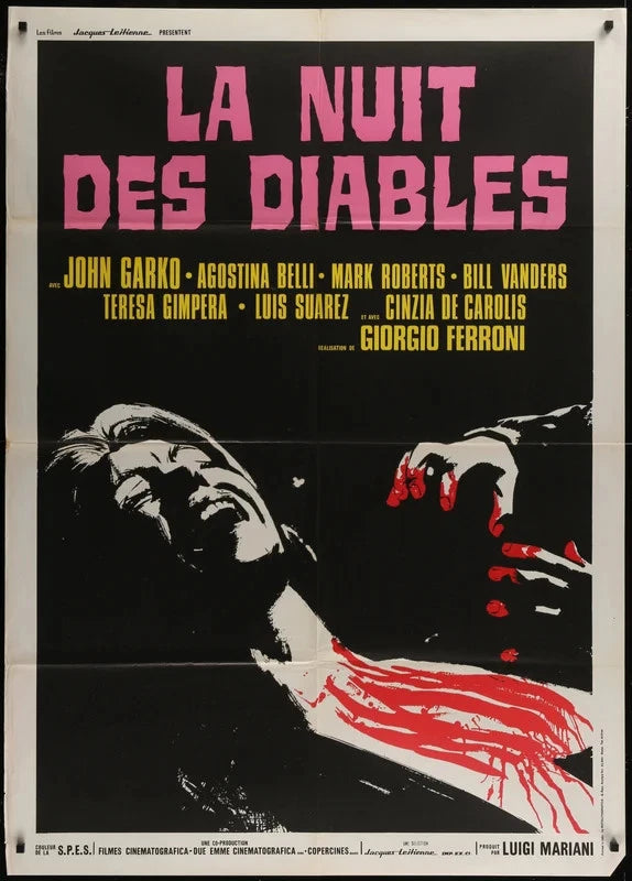 The Night of the Devils 1972 Original Italian 1P Movie Poster 39x55 Horror