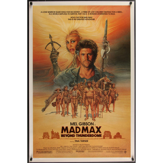 Mad Max Beyond Thunderdome (1985) Original Movie Poster Rolled 27x41