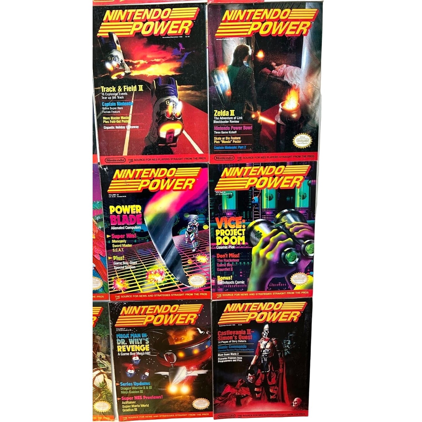 Nintendo Power Magazine - 21 Issues INCLUDING #1 plus Strategy Guides & Extras