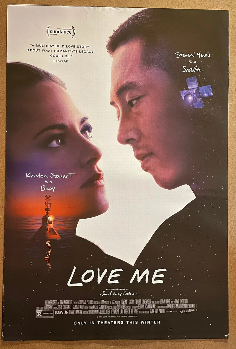 Love Me 2024 US One-Sheet rolled Movie Poster Kristen Stewart Steven Yeun