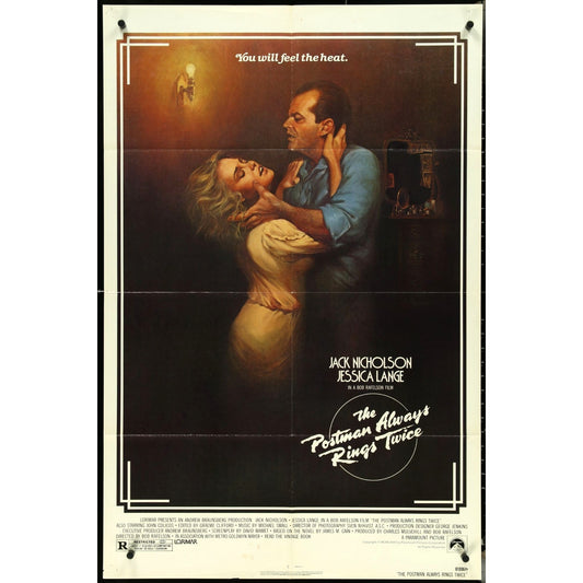 The Postman Always Rings Twice (1981) Orig. Movie Poster Jack Nicholson EM1A81