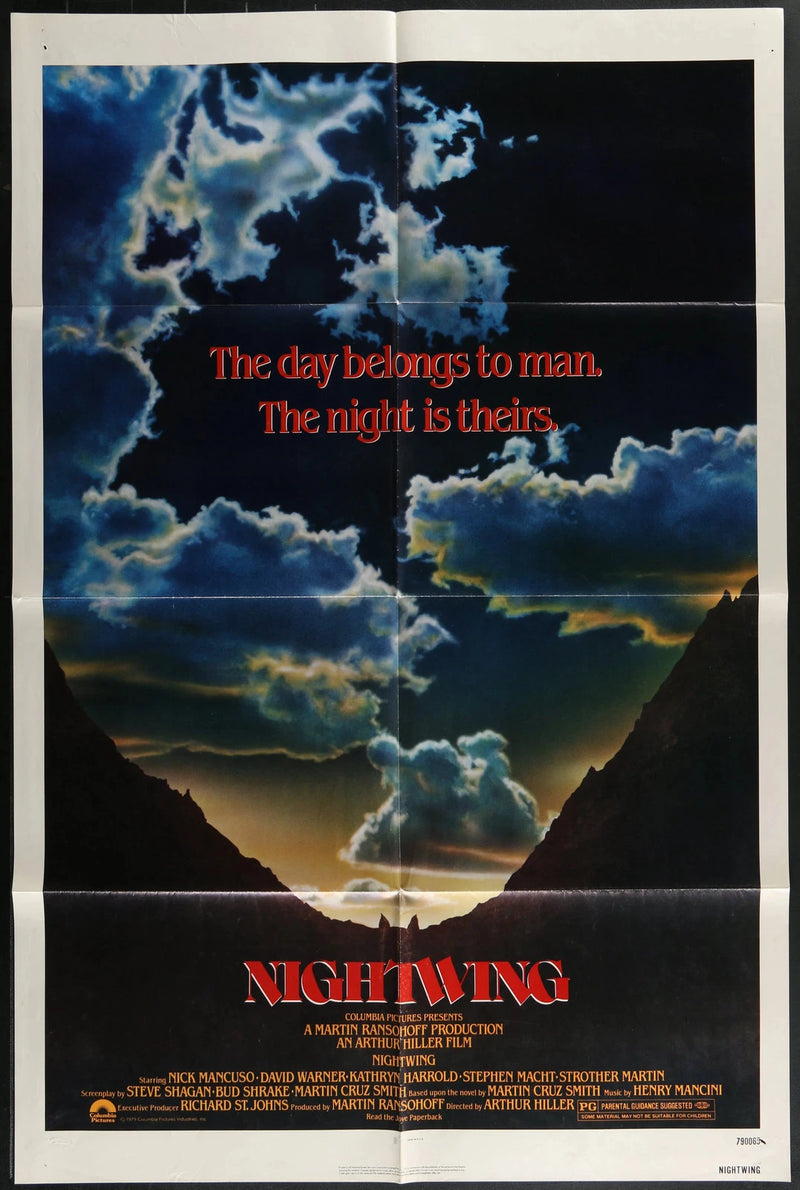 Nightwing (1979) Original Movie Poster One Sheet 27x41 Horror Nick Mancuso Movie
