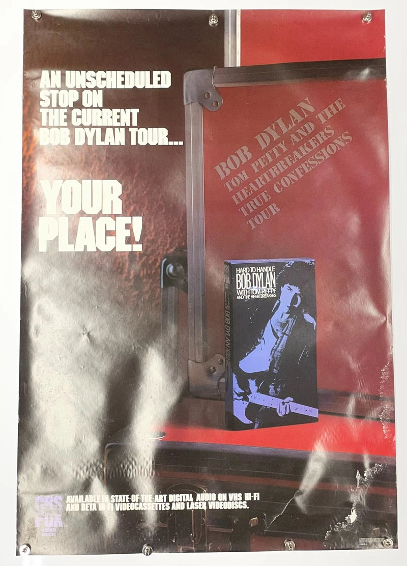 Bob Dylan with Tom Petty & The Heartbreakers Hard To Handle Promotional Poster