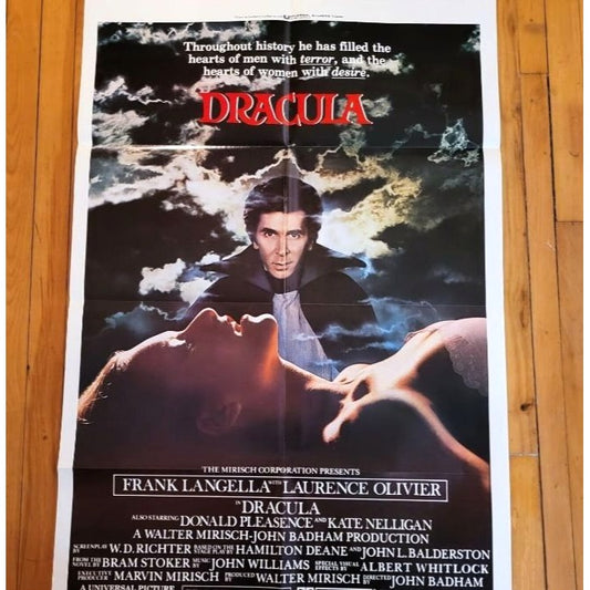 Dracula (1979) by John Badham Original Movie Poster 27x41 Folded