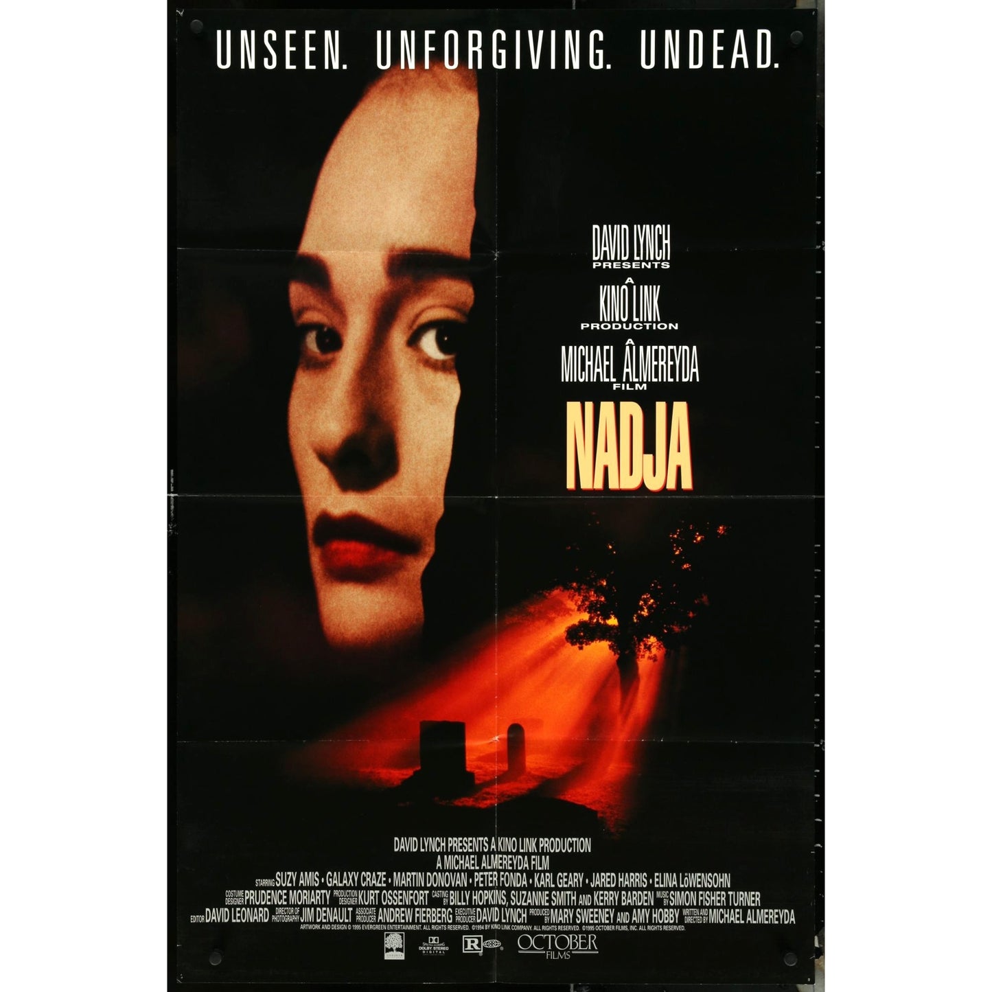 Nadja (1994) Original Movie Poster One-Sheet Folded 27x40 Vampire Drama EM1A24