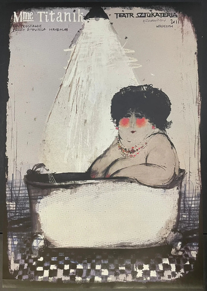 Mme Titanke (2011) Original Polish Theatre Poster 27x38