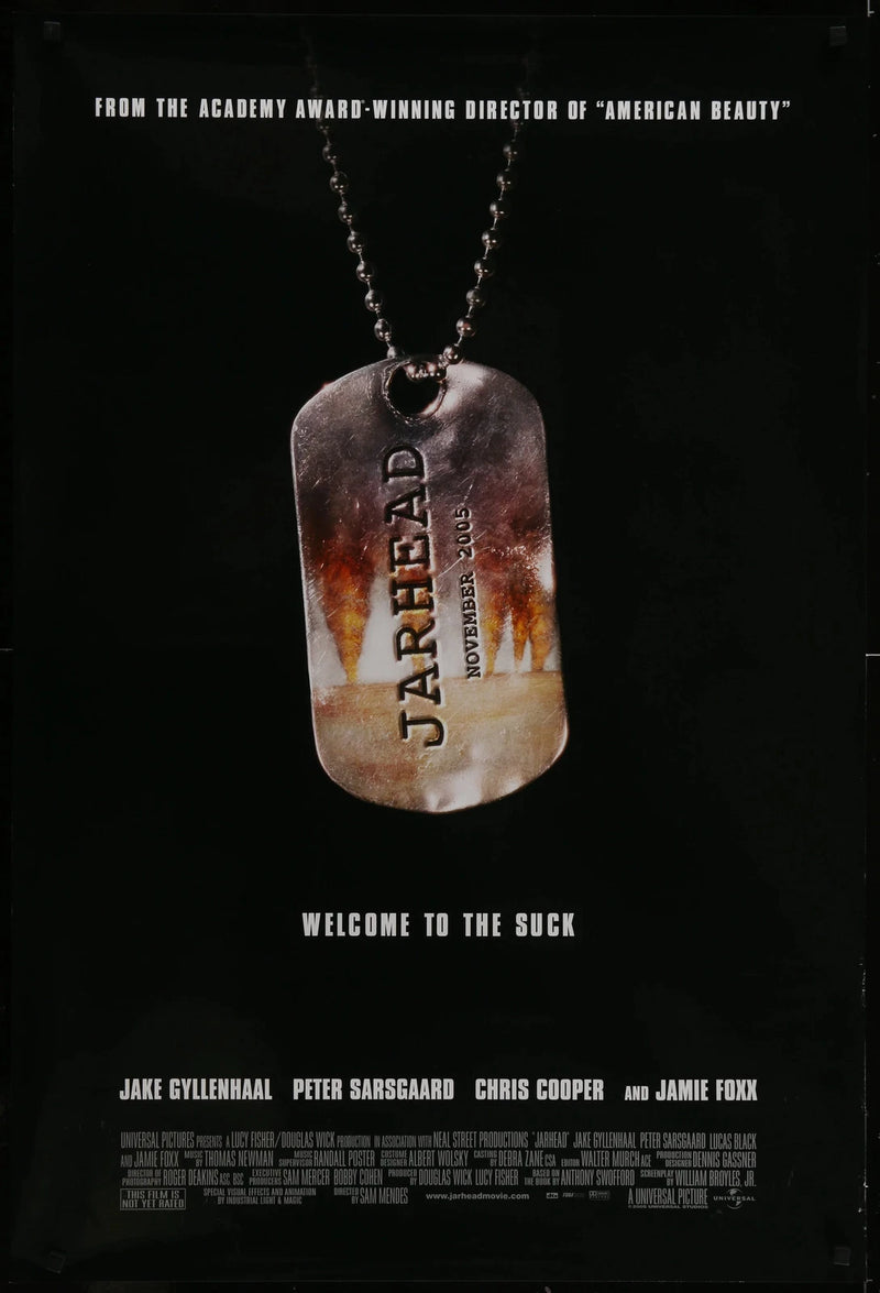 Jarhead (2005) Original Movie Poster 27x40 DS Jake Gyllenhaal War Film
