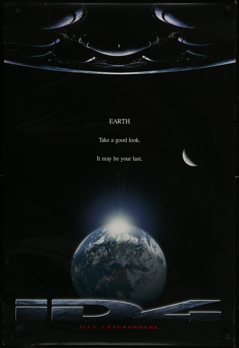 Independence Day (1996) Original Movie Poster 27x40 DS Sci-Fi Alien