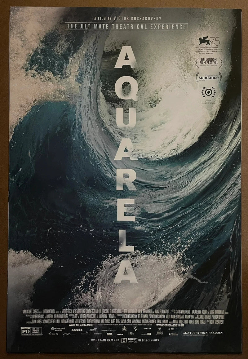 Aquarela 2018 US One-Sheet rolled Movie Poster Victor Kossakovsky Doc